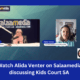 Alida Venter of Drive More Safely being interviewed by Julie Alli on Salaamedia regarding Kids Court SA road safety program.